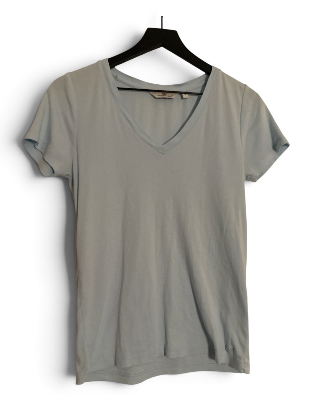 Vineyard Vines Light Blue V-Neck Short Sleeve Tee